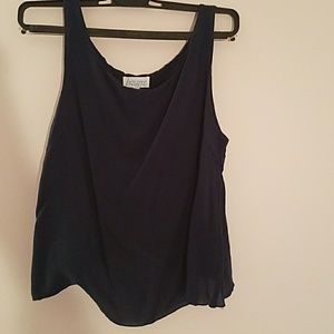 Blue open back tank 《 size S